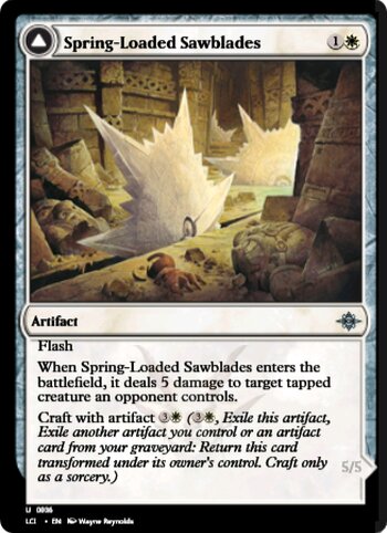Spring-Loaded Sawblades