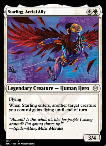 Starling, Aerial Ally