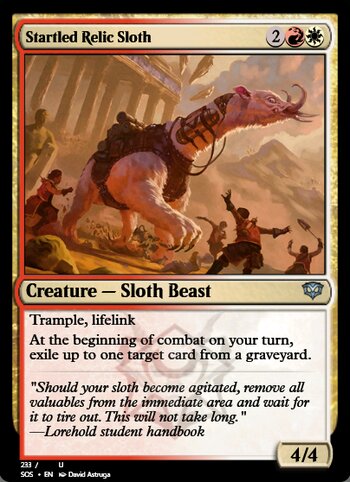 Startled Relic Sloth
