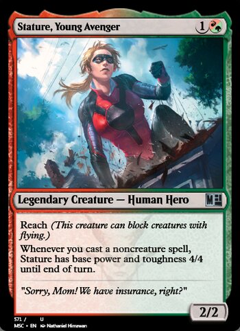 Stature, Young Avenger