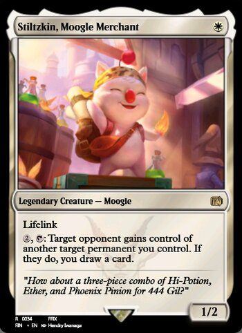 Stiltzkin, Moogle Merchant