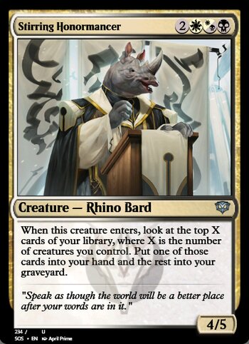 Stirring Honormancer
