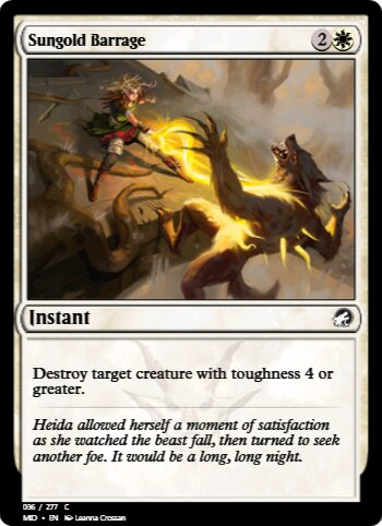 Sungold Barrage
