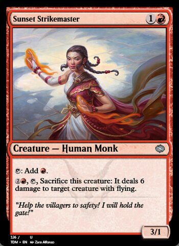 Sunset Strikemaster