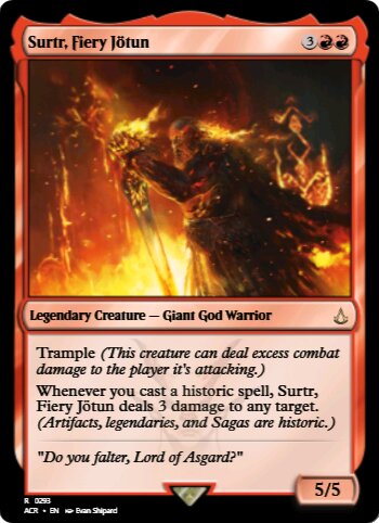Surtr, Fiery J&ouml;tun