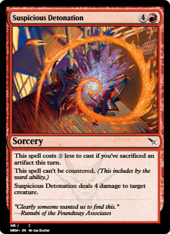 Suspicious Detonation