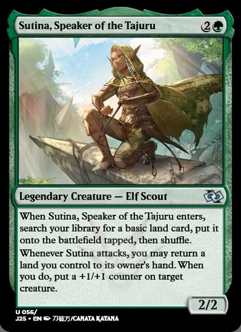 Sutina, Speaker of the Tajuru
