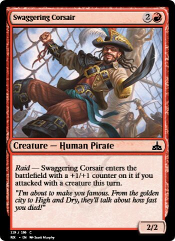 Swaggering Corsair