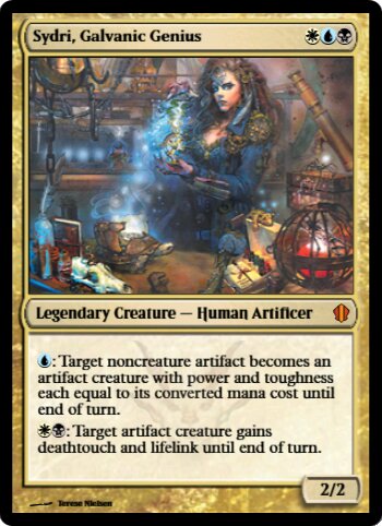 Sydri, Galvanic Genius