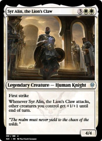 Syr Alin, the Lion's Claw