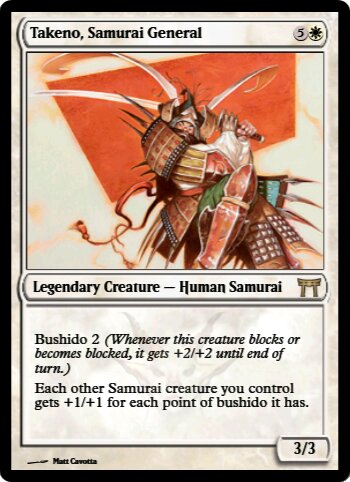 Takeno, Samurai General