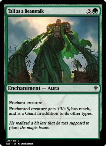 Tall as a Beanstalk