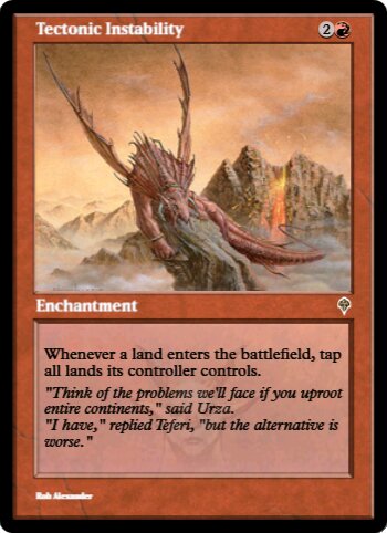 Tectonic Instability