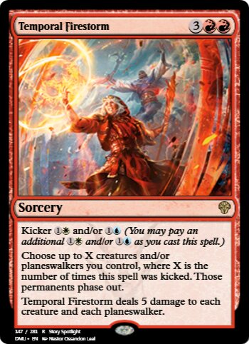 Temporal Firestorm
