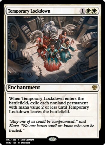 Temporary Lockdown