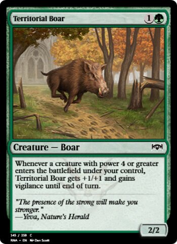 Territorial Boar