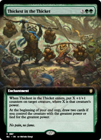 Thickest in the Thicket