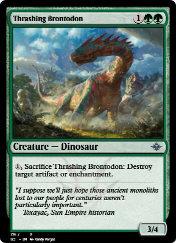 Thrashing Brontodon