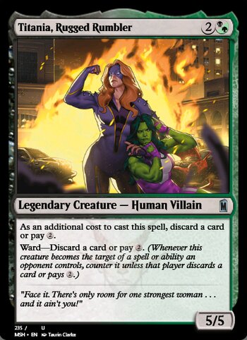 Titania, Rugged Rumbler