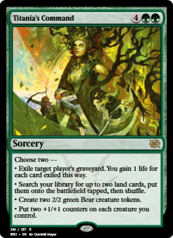 Titania's Command