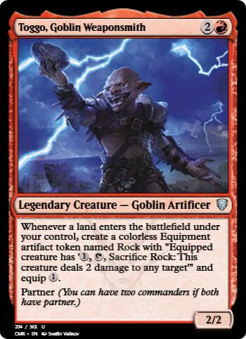 Toggo, Goblin Weaponsmith