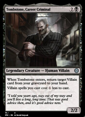 Tombstone, Career Criminal