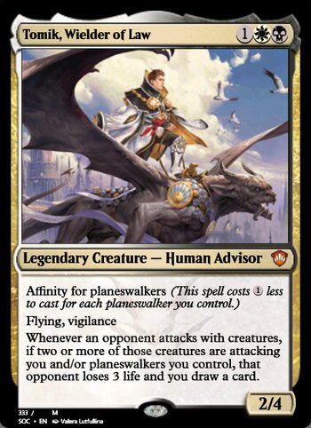 Tomik, Wielder of Law