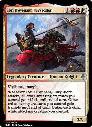 Tori D'Avenant, Fury Rider