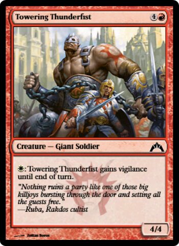 Towering Thunderfist