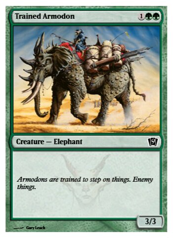 Trained Armodon