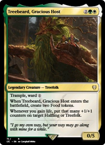 Treebeard, Gracious Host