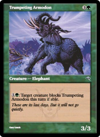 Trumpeting Armodon