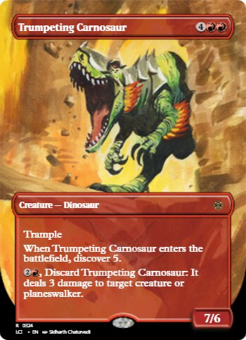 Trumpeting Carnosaur