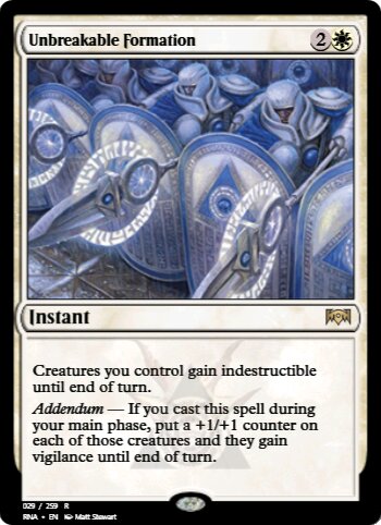 Unbreakable Formation