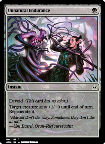 Unnatural Endurance