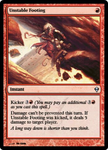 Unstable Footing