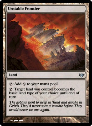 Unstable Frontier