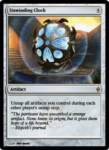 Unwinding Clock