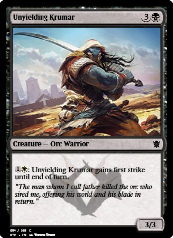 Unyielding Krumar