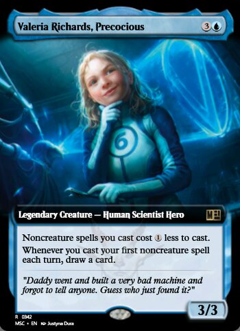 Valeria Richards, Precocious