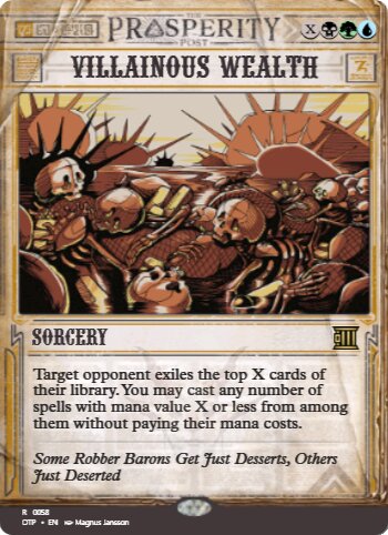 Villainous Wealth