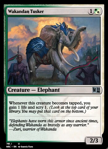 Wakandan Tusker