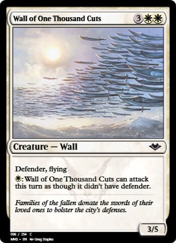 Wall of One Thousand Cuts