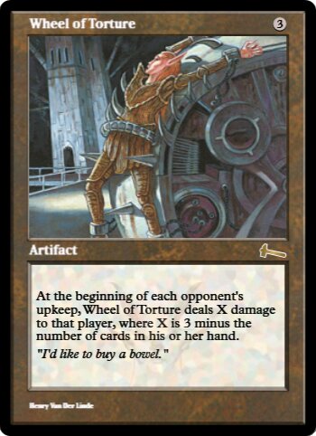 Magic The Gathering – Wheel Of Torture (Ruota Della Tortura) – Carta Singola, Rara, Set Urza's Legacy (ULG) - 4