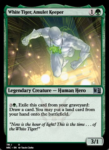 White Tiger, Amulet Keeper