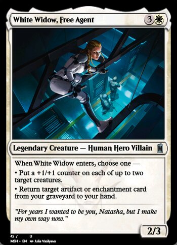 White Widow, Free Agent