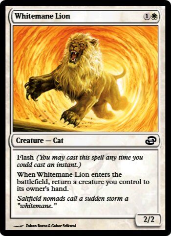 Whitemane Lion
