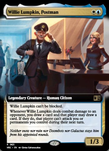 Willie Lumpkin, Postman