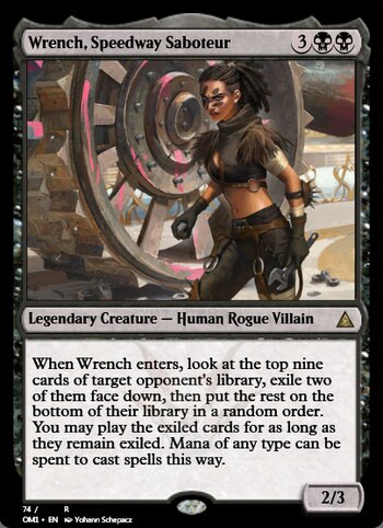 Wrench, Speedway Saboteur