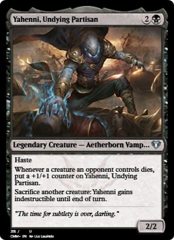Yahenni, Undying Partisan